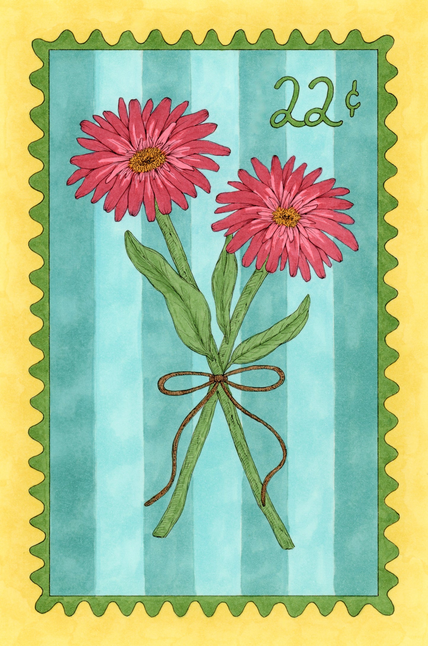 "April Daisies" Print