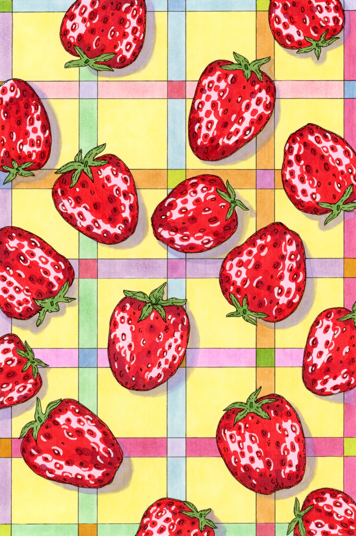 "Strawberry Summer" Print