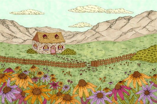 "Wildflower Home" Print